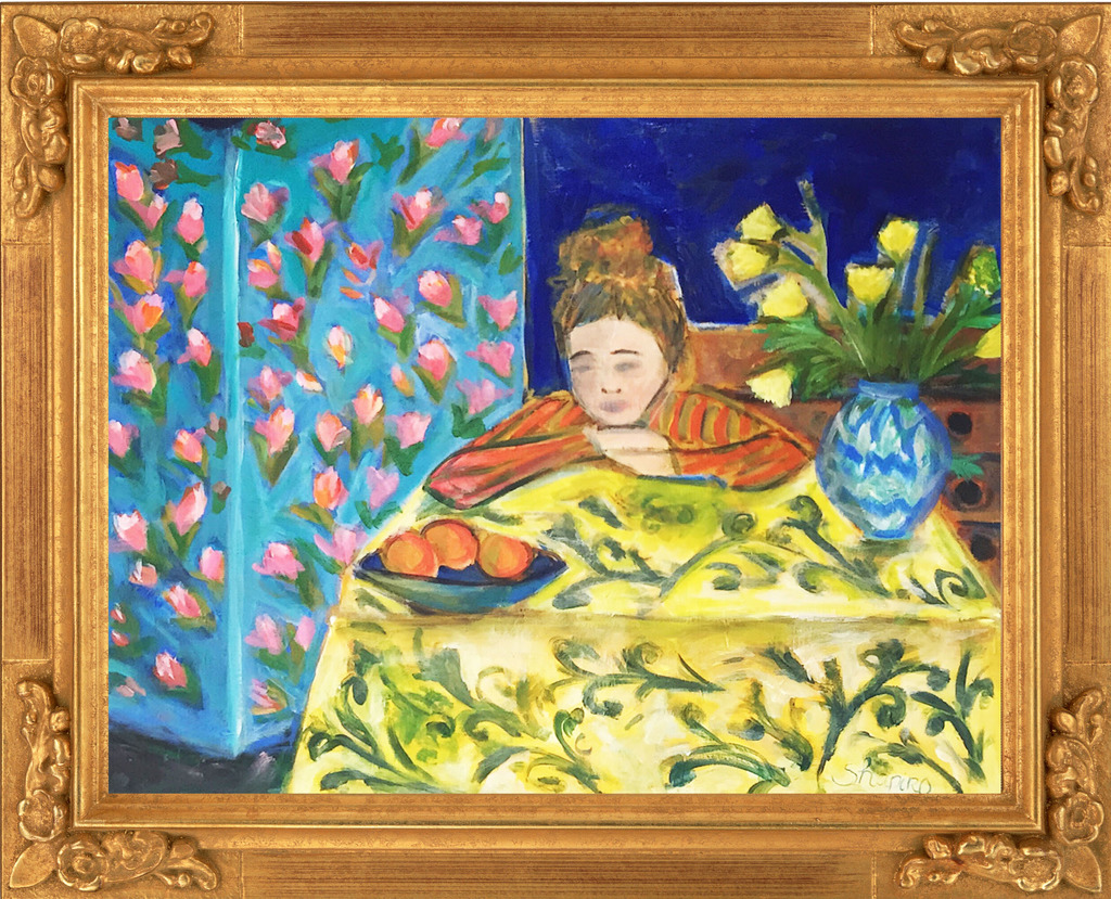 24a. Lady pondering